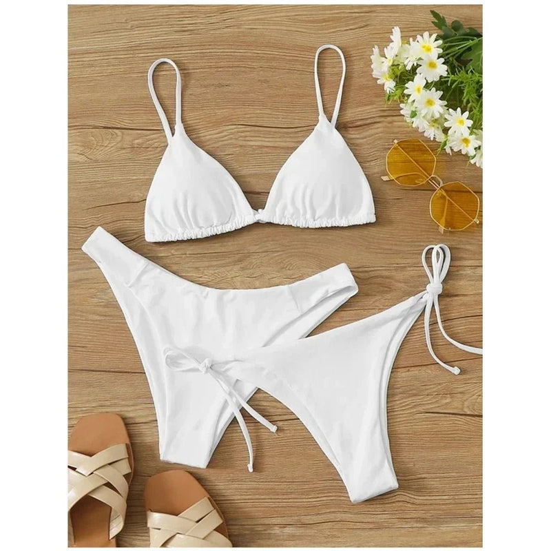 Biquíni 3 Peças com Amarração Juliana – Conforto e Estilo - Ziora