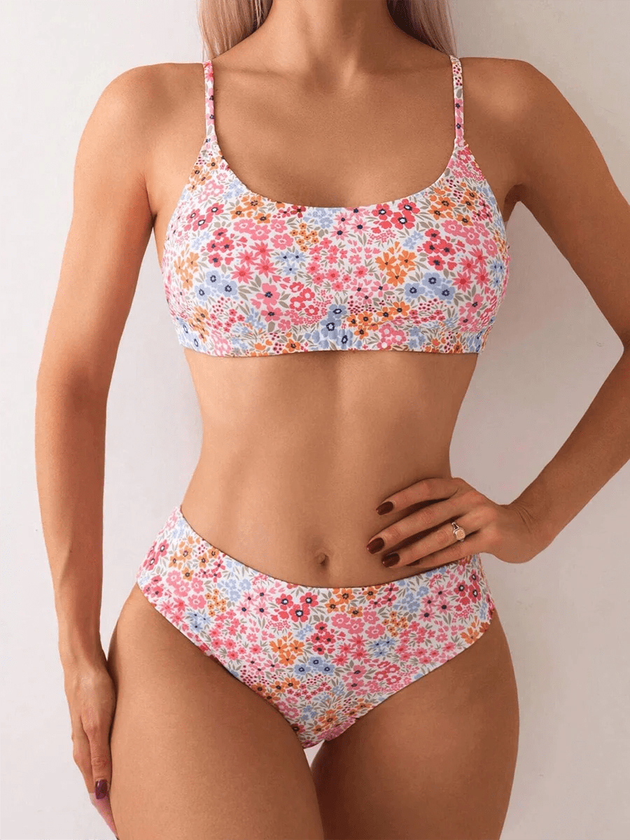 Biquíni Floral High Waist - Camila - Ziora