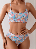 Biquíni Floral High Waist - Camila - Ziora