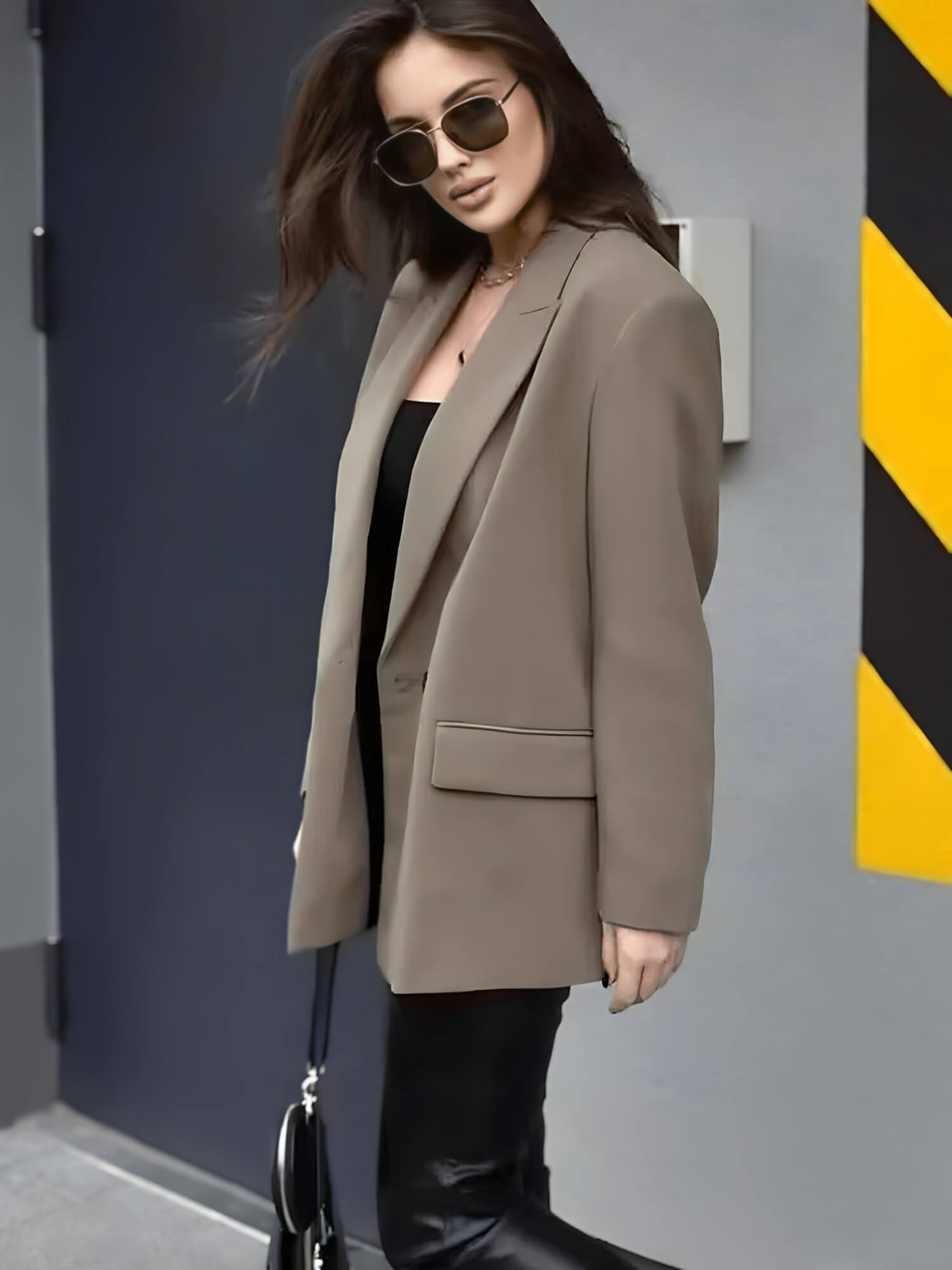 Blazer Alongado Oversized Kristell - Vista Ladies