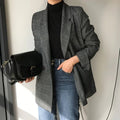Blazer Alongado Xadrez Imelda - Vista Ladies