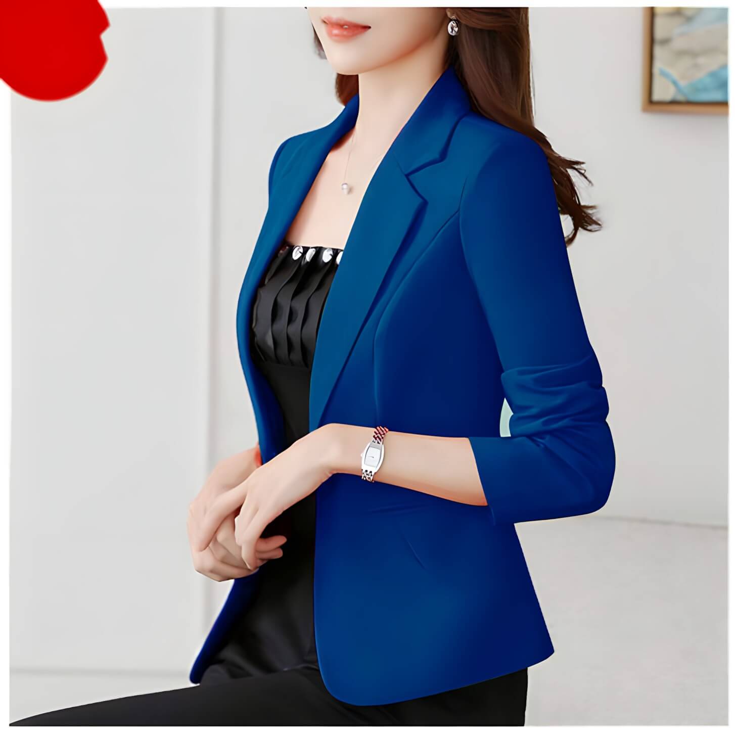 Blazer Casual de Alfaiataria Bureau - Vista Ladies