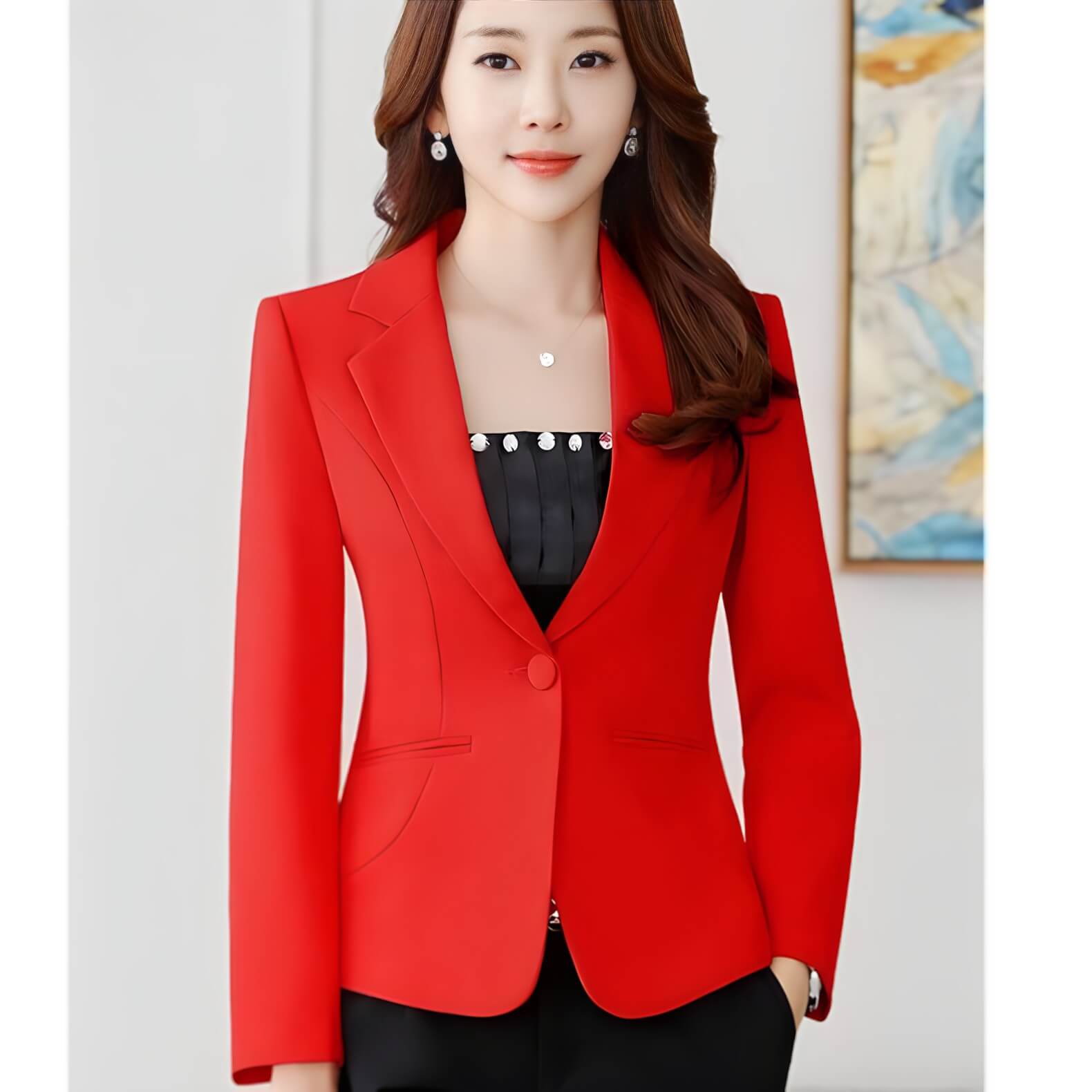 Blazer Casual de Alfaiataria Bureau - Vista Ladies