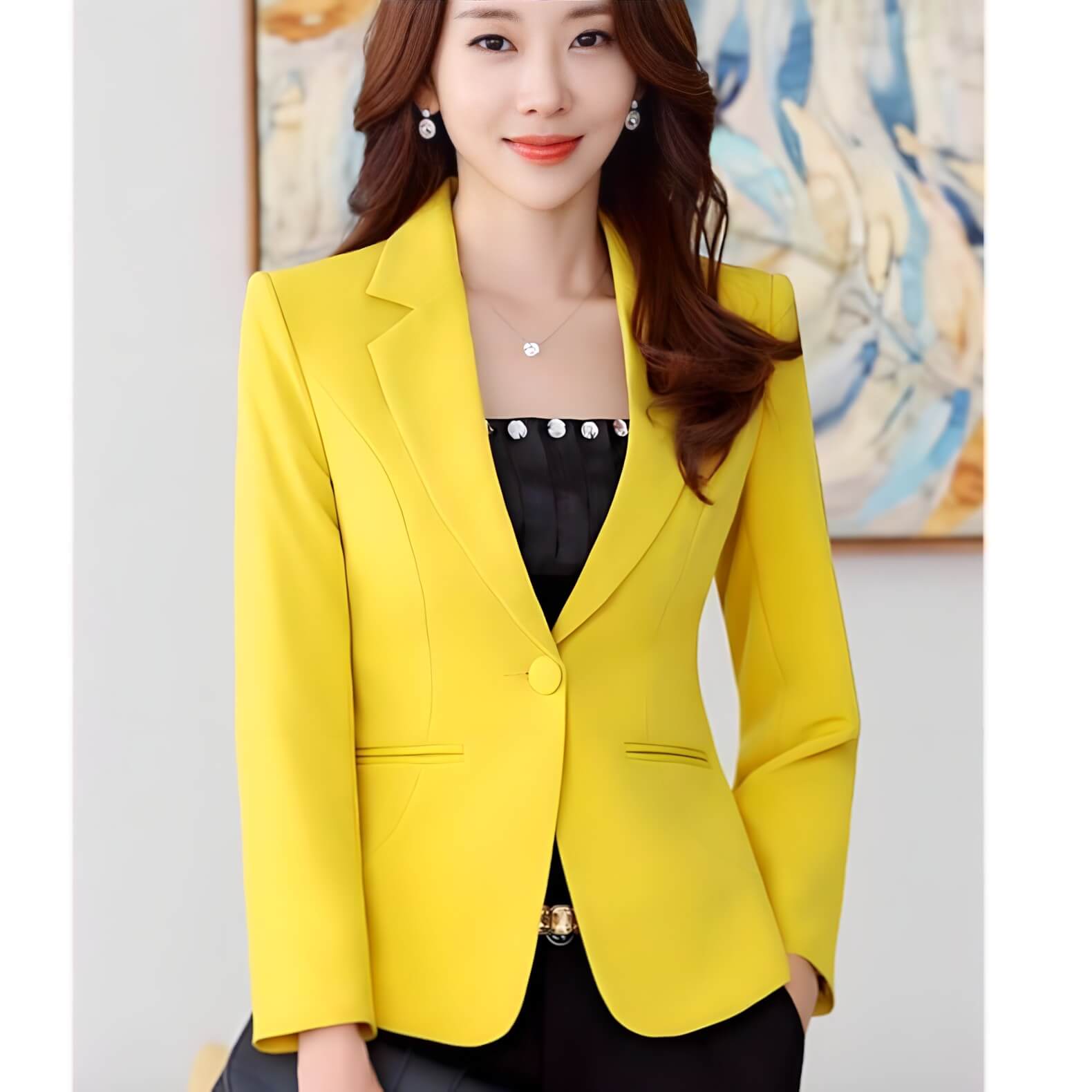 Blazer Casual de Alfaiataria Bureau - Vista Ladies