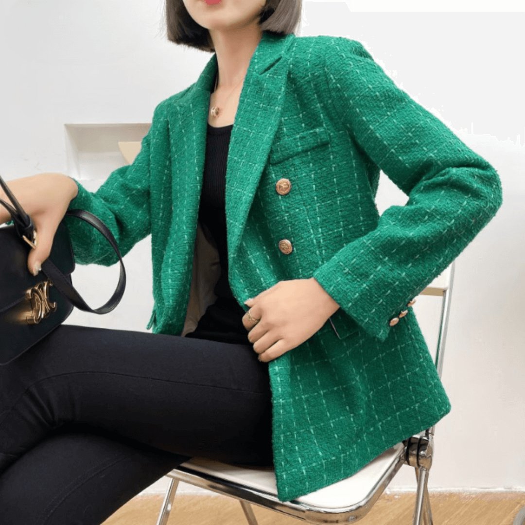 Blazer Feminino Casual de Lã Passy - Vista Ladies
