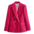 Blazer Feminino Casual de Lã Passy - Vista Ladies