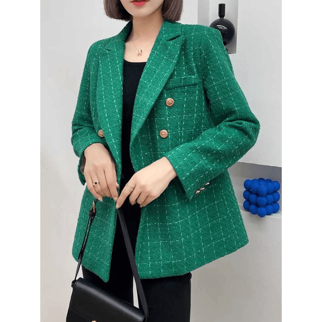 Blazer Feminino Casual de Lã Passy - Vista Ladies