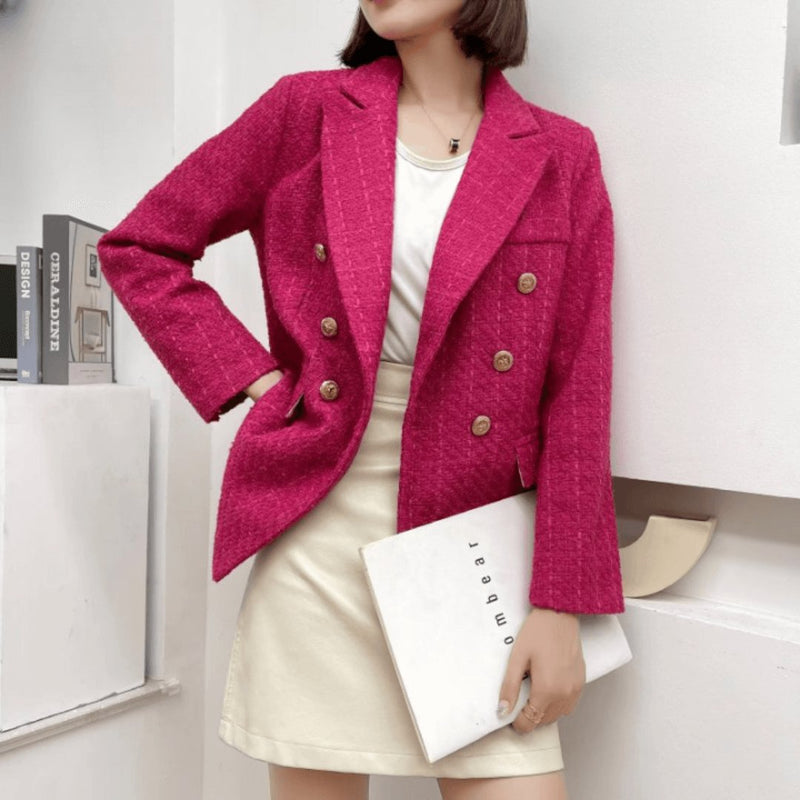 Blazer Feminino Casual de Lã Passy - Vista Ladies