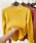 Blusa de Frio Feminina Grossa Térmica de Tricot Peluciada | Muller - Innovare