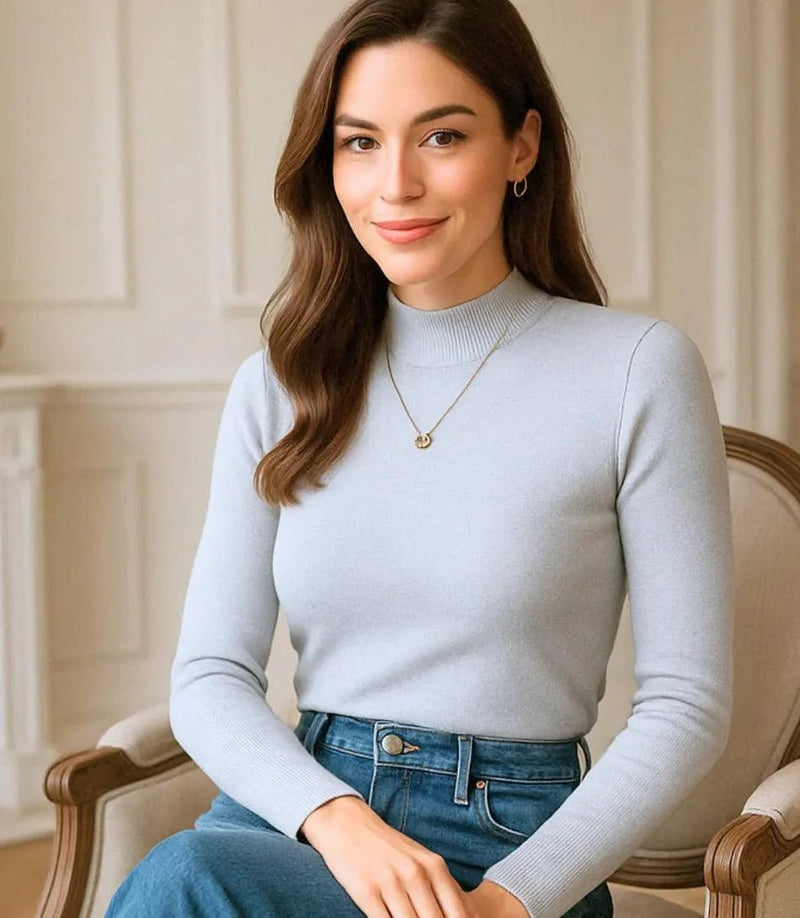 Blusa de Frio Feminina Grossa Térmica de Tricot Peluciada | Muller - Innovare