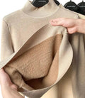 Blusa de Frio Feminina Grossa Térmica de Tricot Peluciada | Muller - Innovare