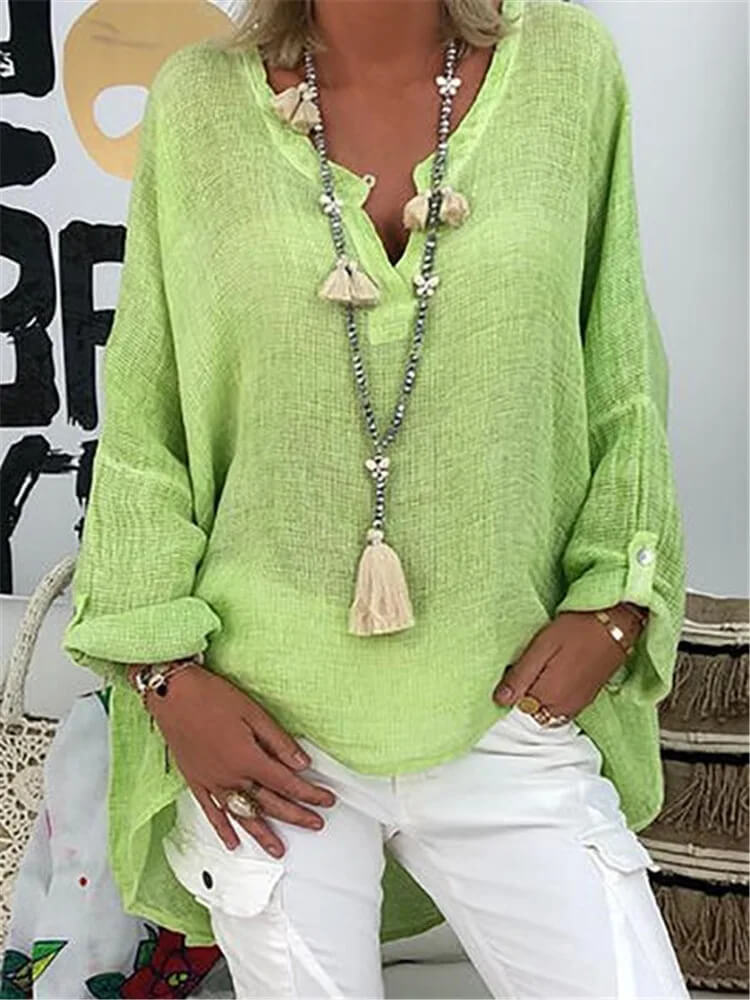 Blusa de Linho Amour - Ziora