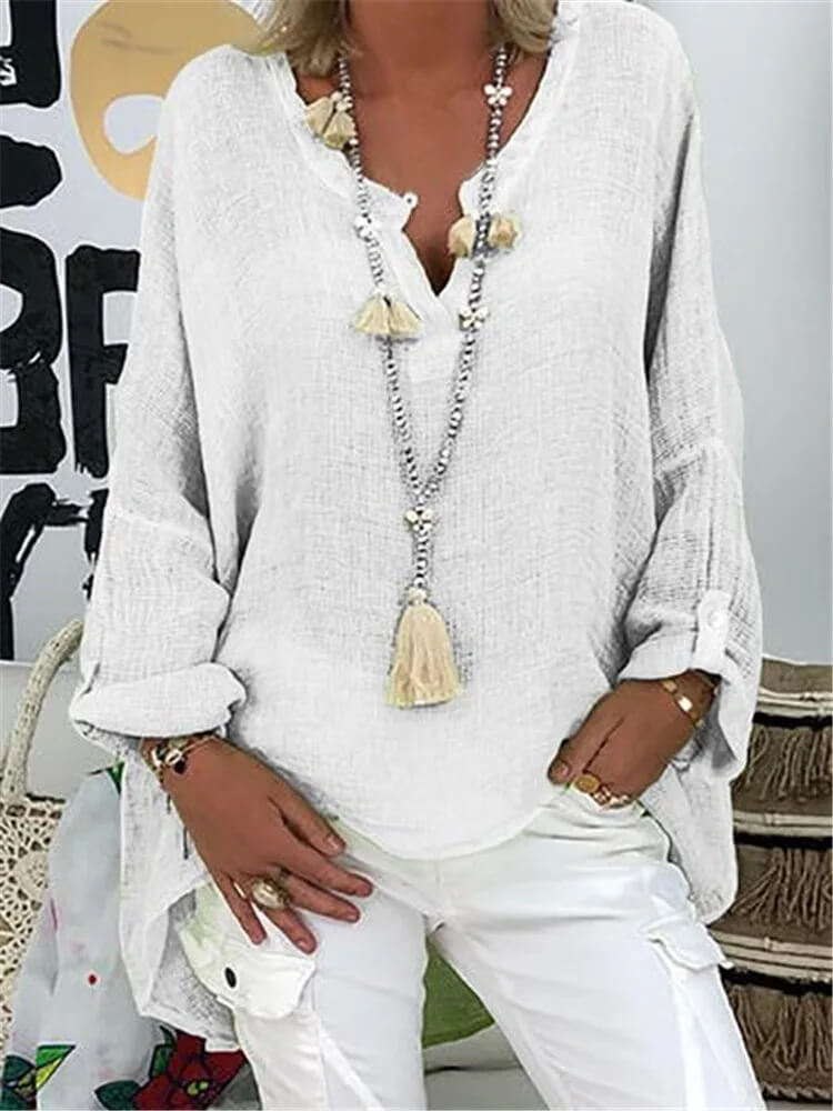 Blusa de Linho Amour - Ziora