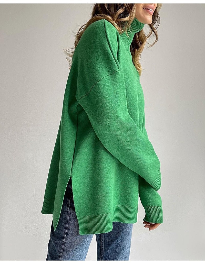 Blusa Tricot Gola alta Gatucci - Ziora