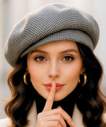 Boina Feminina Francesa em Lã Elegante de Inverno | Oslomu - Innovare
