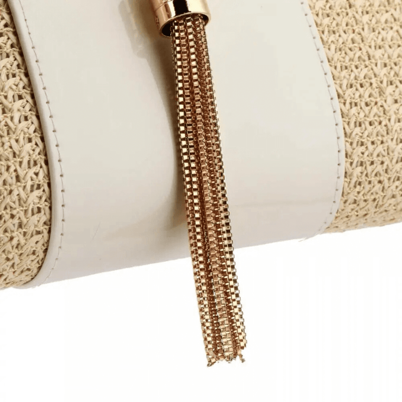 Bolsa de Mão em Palha Sandy - Ziora