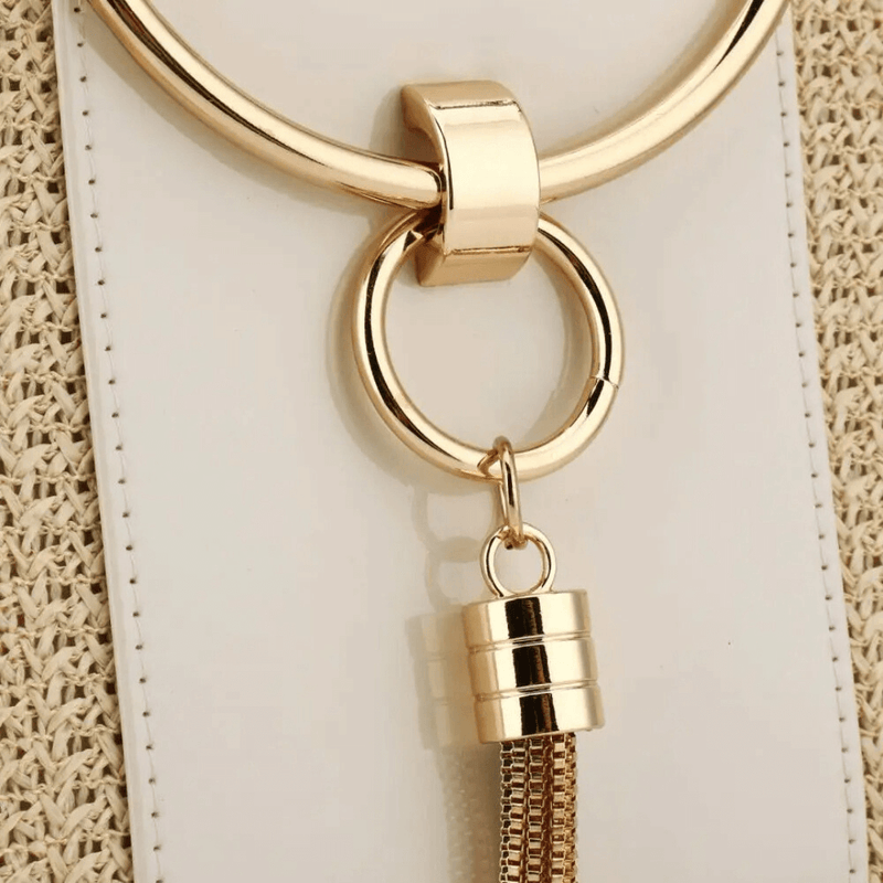 Bolsa de Mão em Palha Sandy - Ziora