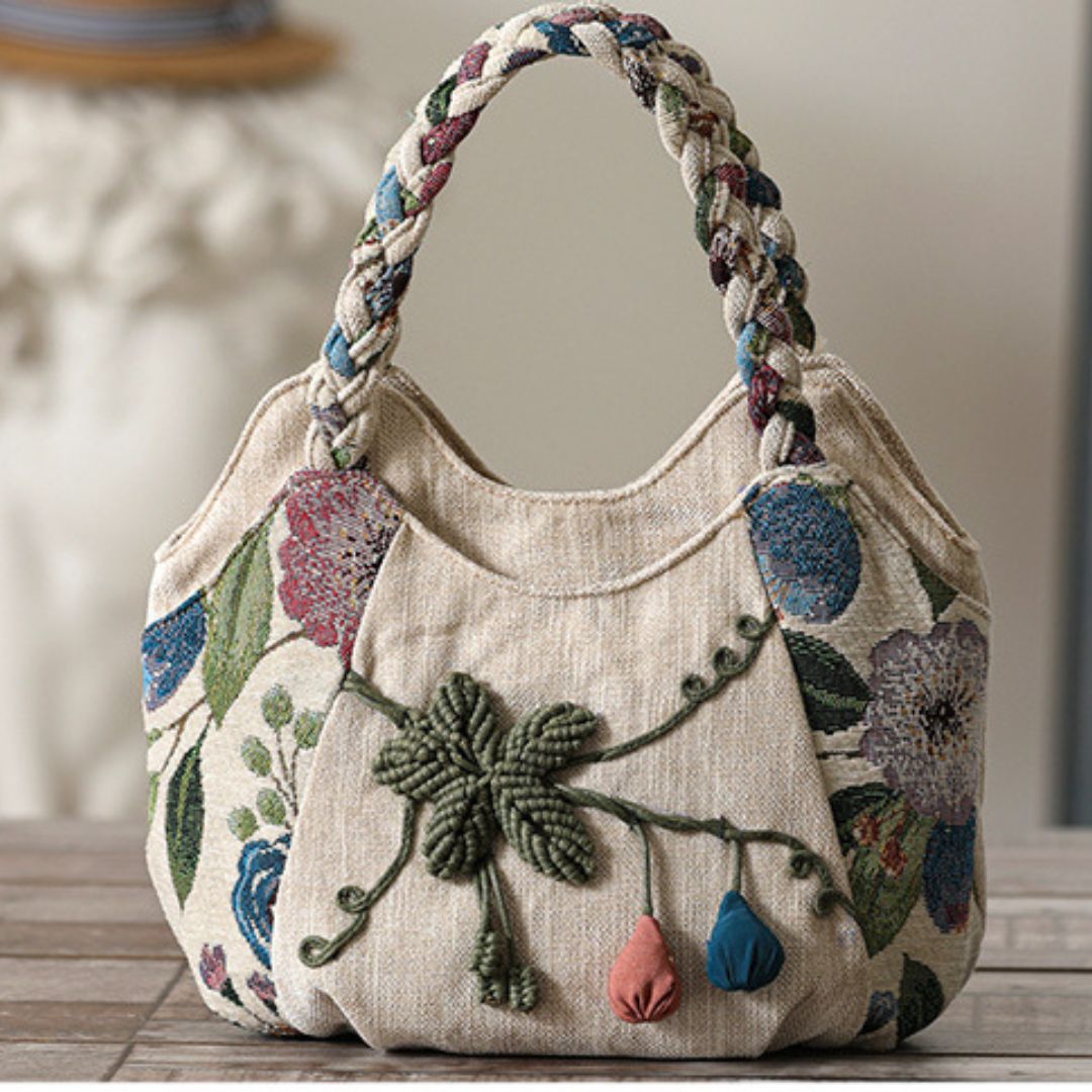 Bolsa Feminina Floral Nyvos Boho - Ziora