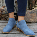Bota de Couro Cano Curto Vallerie - Ziora