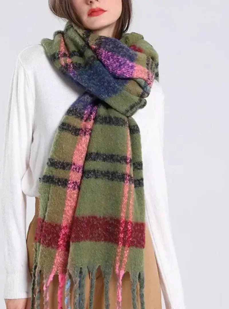 Cachecol Feminino de Lã Grosso e Macio para Inverno | Lille - Innovare