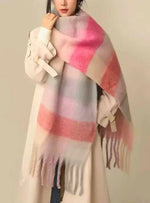 Cachecol Feminino de Lã Grosso e Macio para Inverno | Lille - Innovare