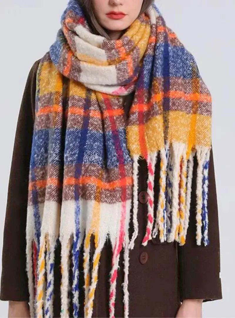 Cachecol Feminino de Lã Grosso e Macio para Inverno | Lille - Innovare