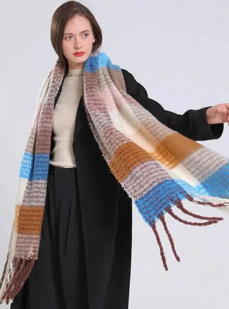 Cachecol Feminino de Lã Grosso e Macio para Inverno | Lille - Innovare
