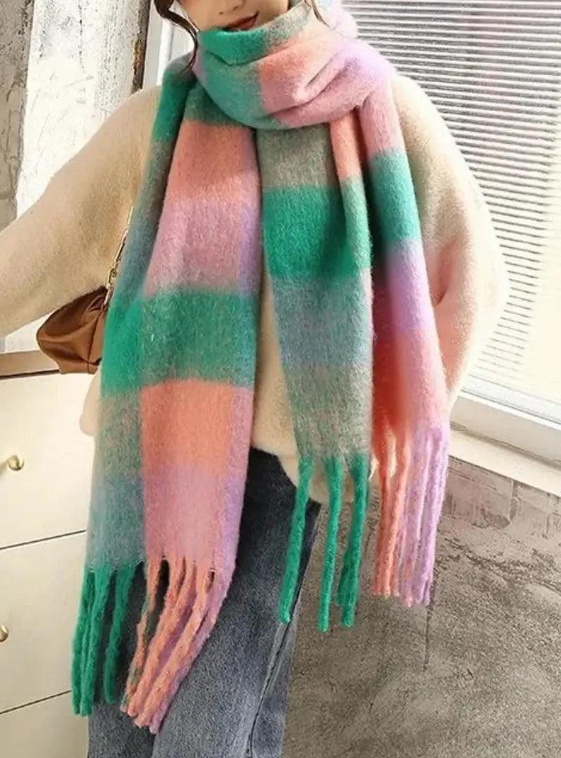 Cachecol Feminino de Lã Grosso e Macio para Inverno | Lille - Innovare