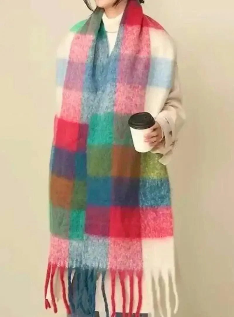 Cachecol Feminino de Lã Grosso e Macio para Inverno | Lille - Innovare