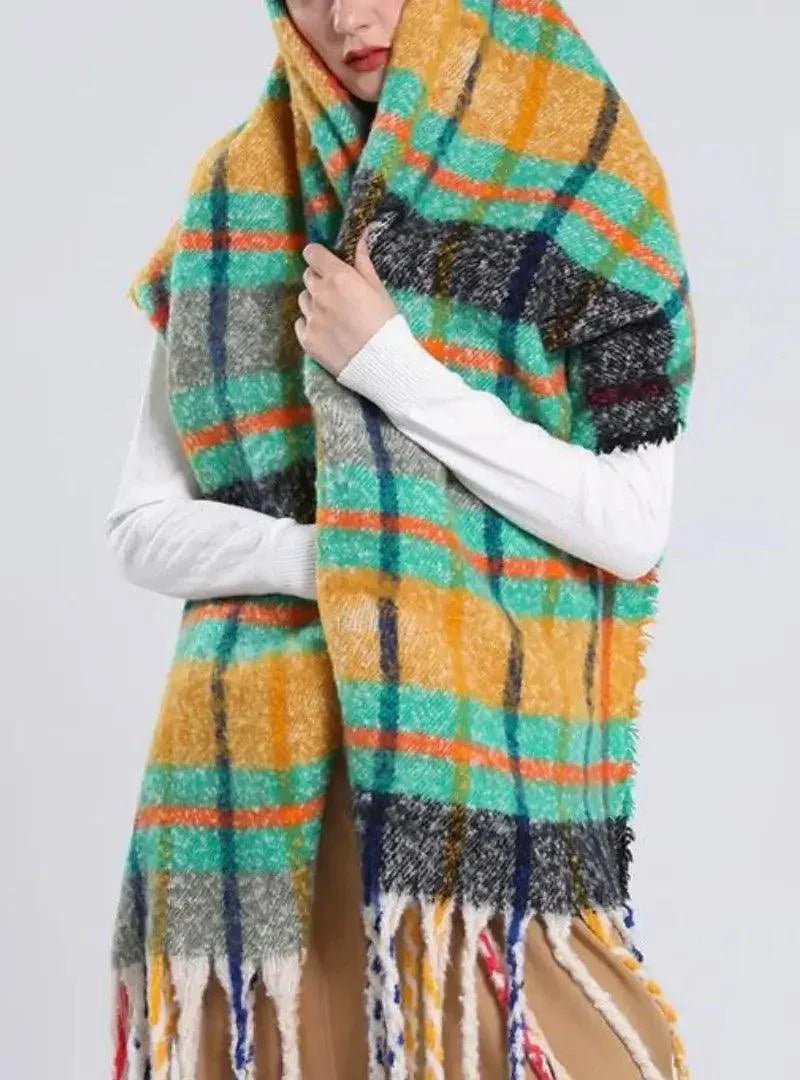 Cachecol Feminino de Lã Grosso e Macio para Inverno | Lille - Innovare