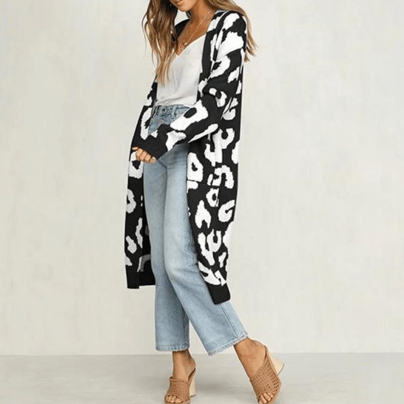 Cardigan Alongado com Bolsos Valletta - Vista Ladies