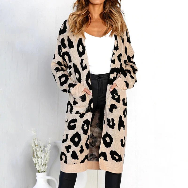 Cardigan Alongado com Bolsos Valletta - Vista Ladies