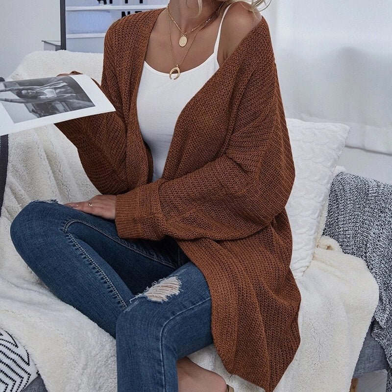 Cardigan Alongado Ponto Aberto Arbre - Vista Ladies