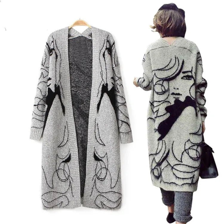 Cardigan Alongado Ponto Aberto Goreme - Vista Ladies