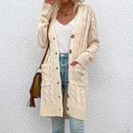 Cardigan Casual Alongado Stefion - Vista Ladies