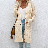 Cardigan Casual Alongado Stefion - Vista Ladies