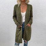 Cardigan Casual Alongado Stefion - Vista Ladies