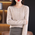 Cardigan Casual de Lã Savan - Vista Ladies