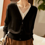 Cardigan Casual Gola Dupla Vent - Vista Ladies