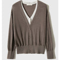 Cardigan Casual Gola Dupla Vent - Vista Ladies