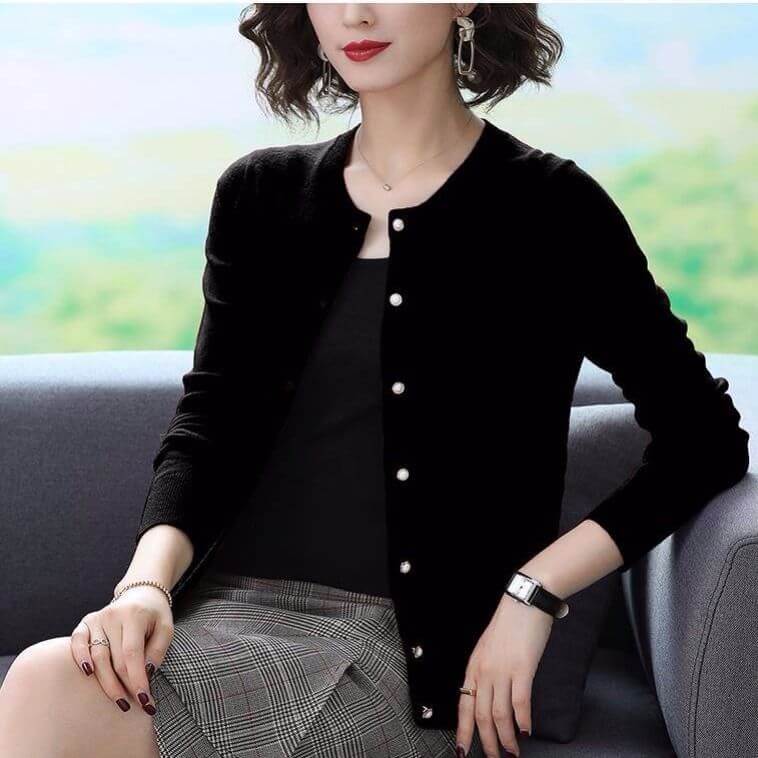 Cardigan Casual Soie - Vista Ladies