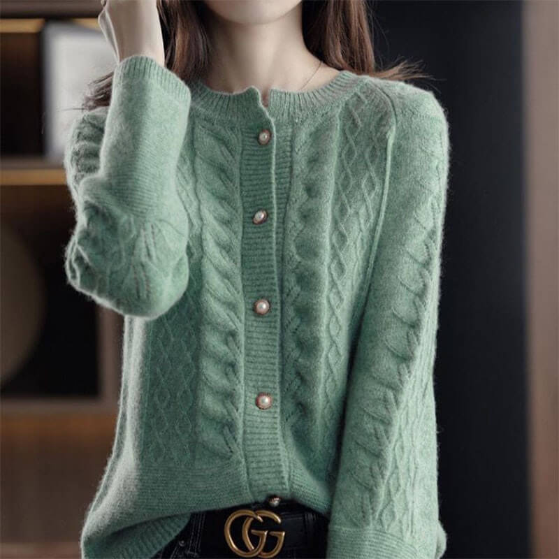 Cardigan Casual Vintage Glace - Vista Ladies