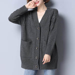 Cardigan com Botões Prunier - Vista Ladies