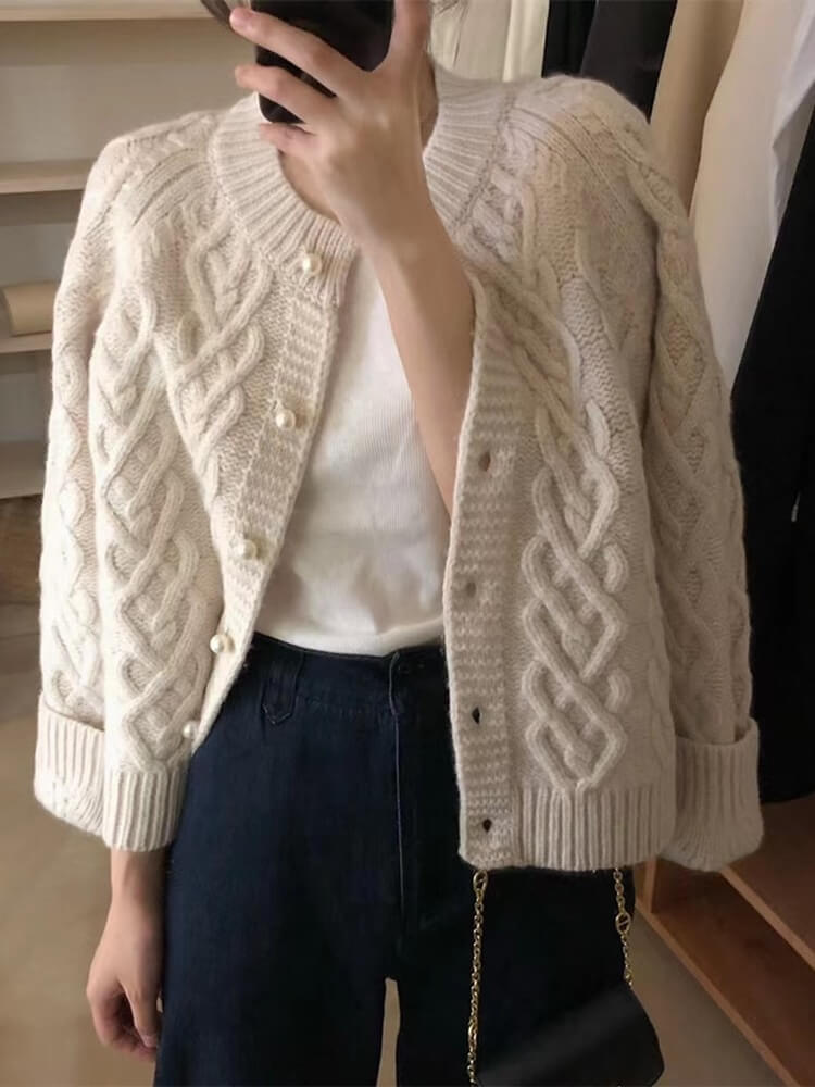 Cardigan Curto Pommier - Vista Ladies