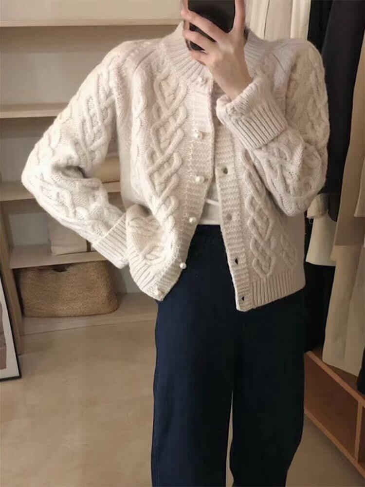 Cardigan Curto Pommier - Vista Ladies