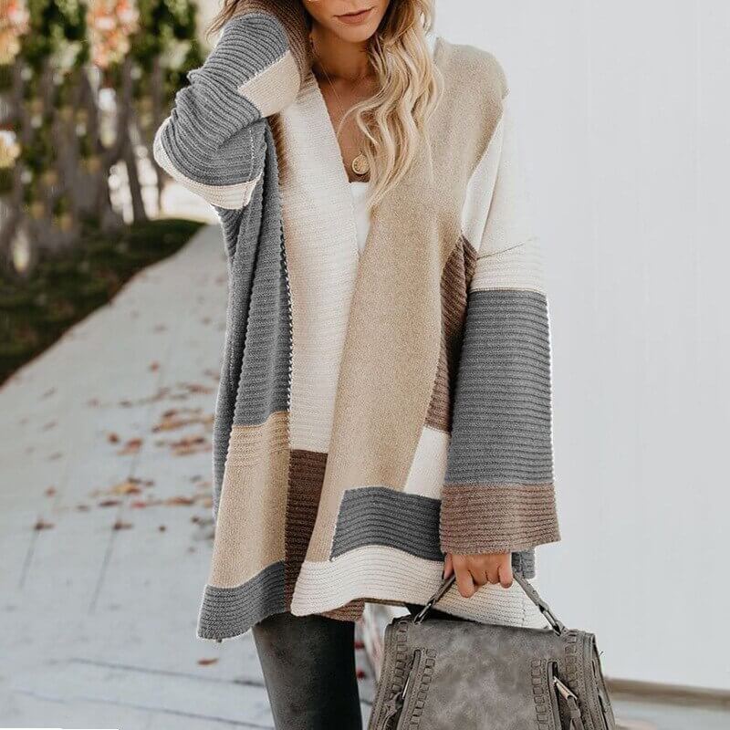 Cardigan de Lã Ponto Aberto Amandier - Vista Ladies
