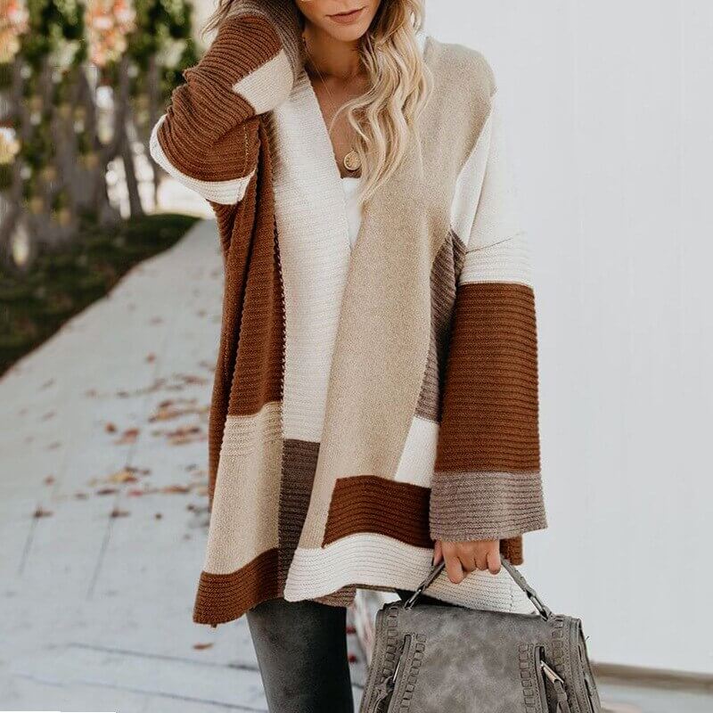 Cardigan de Lã Ponto Aberto Amandier - Vista Ladies