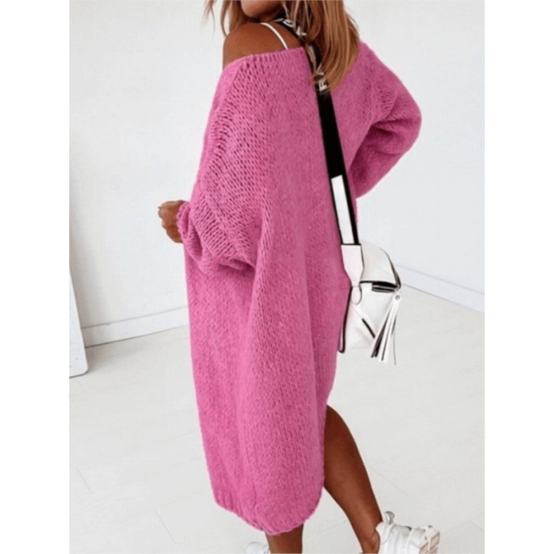 Cardigan de Tricot Alongado Ella - Vista Ladies