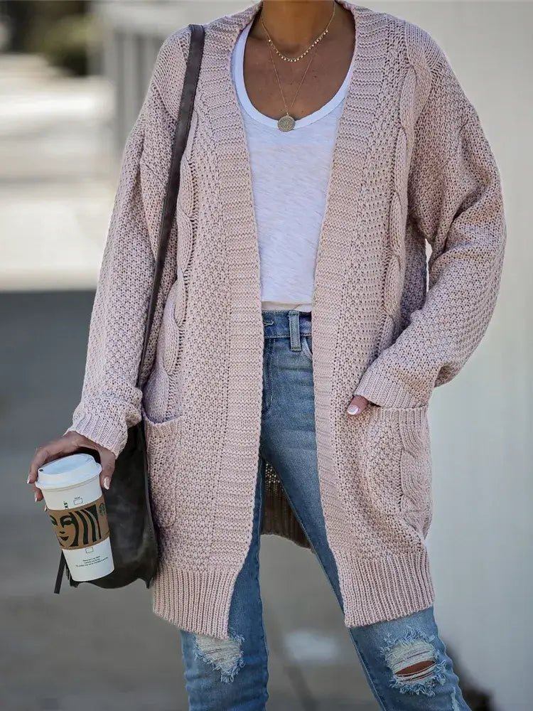 Cardigan de Tricot Alongado Tilleaul - Vista Ladies