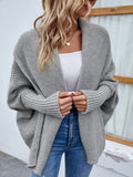 Cardigan de Tricot Ponto Aberto Peuplier - Vista Ladies